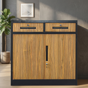 Customized <b>Lockable</b> Adjustable Modern Metal Turntable Steel <b>Cabinet</b> for Industrial Heavy-duty File Storage - Product Image 4