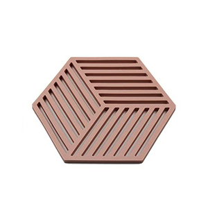 Salvamanteles de Cocina Contemporáneo Ecológico de Aluminio Color Oro Rosa - Product Image 3