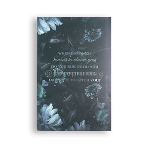 Impression de romans personnalisés à couverture rigide de style Dark Romance avec bords bleus pulvérisés, livre relié de qualité supérieure pour auteurs et éditeurs - Product Image 4