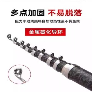 Mini Telescopic Fishing Rod 2M Sea Saltwater Lure Casting Rod SIC Guide Pocket Sized - Product Image 3