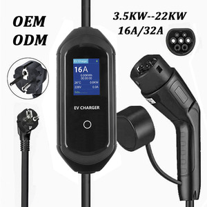 Station de <span class=keywords><strong>recharge</strong></span> pour voitures <span class=keywords><strong>électrique</strong></span>s, fabricant OEM ODM, nouvelle station de <span class=keywords><strong>recharge</strong></span> 7kW 16A/32A Type 1 Mode 3 Mercedes EQA EQB EQC pour ID Buzz CE/TUV - Product Image 1