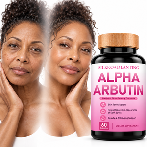 Capsules d'Alpha Arbutine Marque Blanche, Formule Personnalisée pour un Éclaircissement Naturel de la Peau et une Beauté Végétale (GMP) - Product Image 1