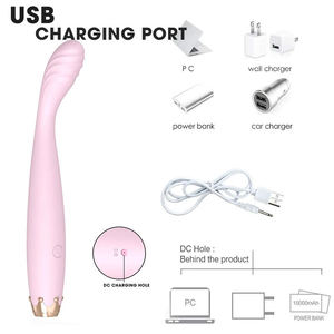 10 Frequenzen Prostata-Massage gerät Stift Vibrator G-Punkt Nippel Klitoris Stimulator USB Wiederauf lad bares Mini-Sexspielzeug Frauen Finger 100% - Product Image 3