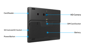 <span class=keywords><strong>Tablette</strong></span> d'enregistrement électoral et d'identification avec scanner biométrique d'empreintes digitales, code-barres et SDK gratuit <span class=keywords><strong>pour</strong></span> l'intégration de logiciels d'identification - Product Image 3