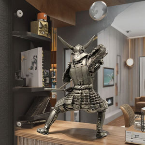 Escultura de mesa de latón duradero pulido, diseño abstracto moderno, decoración Interior del hogar para oficina u ocasiones especiales - Product Image 1