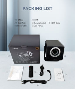 Projecteur <span class=keywords><strong>2000</strong></span> ANSI Lumens pour visionnement en plein jour et utilisation en home cinéma, projecteur intelligent Android 14 5G WiFi BT5.4 avec correction automatique de la distorsion trapézoïdale - Product Image 6