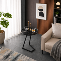 Table basse moderne de luxe en bois massif durable pour salon, chambre, hôtel et hôpital