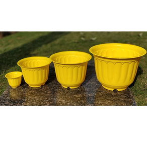 Pot de fleurs en plastique de 12 pouces, grand pot rond de jardin, pot de pépinière durable pour plantes d'intérieur et d'extérieur, décoration de balcon - Product Image 6