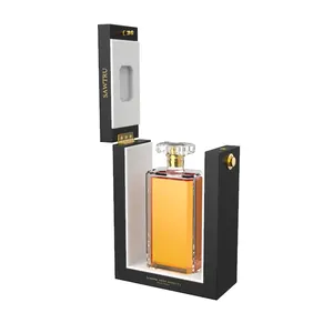 Sales China Factory Price Oil Wood Frame Luxury Wooden Perfume Refillable Empty Bottle with Box Handle