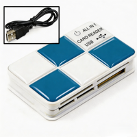 Adaptador OTG SD TF, Lector de Tarjetas de Memoria, Lector/Escritor USB OTG, Lector de Tarjetas TF, Adaptador USB OTG, Lector y Escritor de Tarjetas para PC y Teléfono