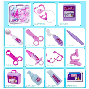 <span class=keywords><strong>Giocattoli</strong></span> per Giochi di Ruolo per Bambini, Valigetta Portatile con Accessori Medici, <span class=keywords><strong>Giocattoli</strong></span> Educativi per Bambini in Età Prescolare - Product Image 5
