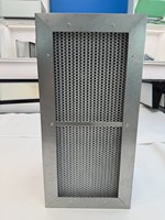 Filter HEPA dengan Kertas Fiberglass H13 H14 Pemisah Aluminium Filter Udara