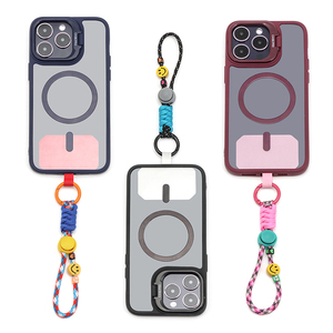 Tùy Chỉnh Cổ Tay Ngắn Dây Colourful Nụ Cười Hạt Dây Đeo Tay Ngọt Ngào Điện Thoại Di Động Quyến Rũ Cho Trường Hợp Điện Thoại - Product Image 2