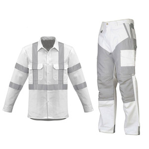 <span class=keywords><strong>Pantaloni</strong></span> da Lavoro con Rinforzo al Ginocchio <span class=keywords><strong>Bianchi</strong></span> e Grigi per <span class=keywords><strong>Uomo</strong></span> - Product Image 2