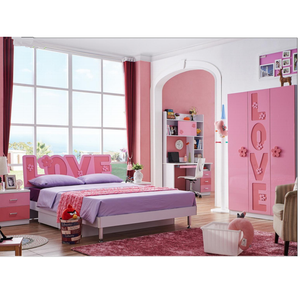Vendita calda <span class=keywords><strong>principessa</strong></span> camera da letto per bambini Set di mobili per bambini letto per ragazza per camera da letto - Product Image 3