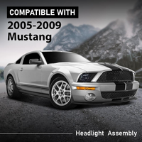 Ensemble de phares compatible avec Ford Mustang 2005 2006 2007 2008 2009 Pare-chocs Phares