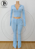 2026 Logo Kustom Y2k Pakaian Wanita Dasar Setelan Dua Potong Tracksuit Bodycon Jaket Berkerudung dengan Lubang Ibu Jari Set Legging untuk Wanita