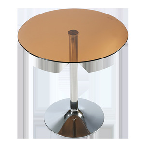 <span class=keywords><strong>Tavolo</strong></span> <span class=keywords><strong>da</strong></span> <span class=keywords><strong>Pranzo</strong></span> e Caffè Rotondo Moderno Personalizzato, Tavoli <span class=keywords><strong>in</strong></span> <span class=keywords><strong>Vetro</strong></span> <span class=keywords><strong>con</strong></span> Gambe <span class=keywords><strong>in</strong></span> Metallo, Arredamento Trasparente per Casa e Soggiorno - Product Image 3