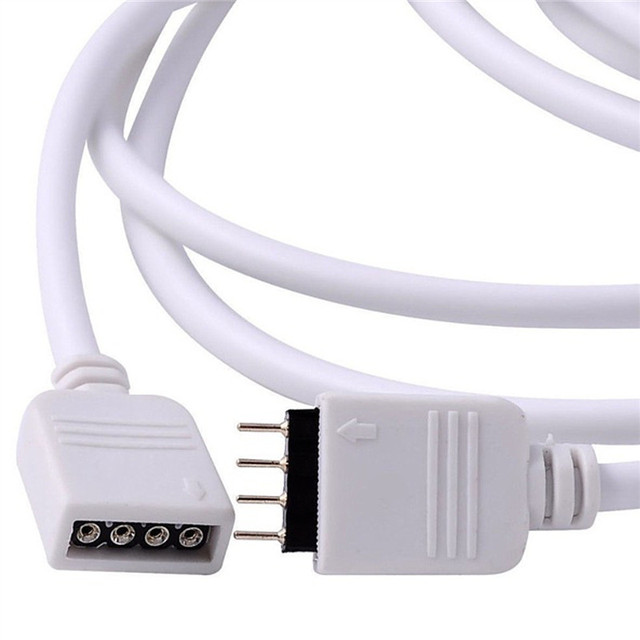Motherboard RGB ARGB SYNC Splitter 12V 4Pin RGB / 5V 3Pin ARGB Transfer Extension Cable 1 to 2 3 4 5 Splitter Extension