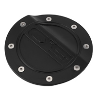 Couvre-porte à carburant, bouchon de réservoir d'essence noir, compatible avec Ford Mustang tous modèles 2015 à 2021