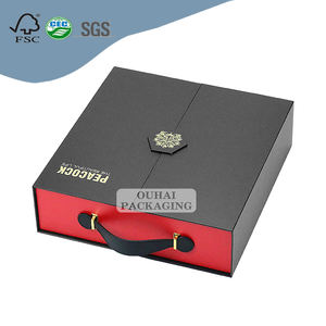 Caja <span class=keywords><strong>de</strong></span> papel <span class=keywords><strong>de</strong></span> lujo <span class=keywords><strong>de</strong></span> diseño exquisito, caja <span class=keywords><strong>de</strong></span> embalaje <span class=keywords><strong>de</strong></span> regalo con tapa magnética <span class=keywords><strong>de</strong></span> doble puerta <span class=keywords><strong>de</strong></span> cartón <span class=keywords><strong>de</strong></span> gama alta para vino con mango <span class=keywords><strong>de</strong></span> cuero - Product Image 4