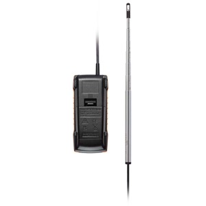 Anémomètre numérique à fil chauffant Testo 425 avec connexion à application intelligente, calcul de la vitesse du vent, de la température et du volume - Product Image 2