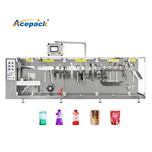 100g 200g snacks paking with standard doypack bag forming and filling in horizontal packing line fully auto