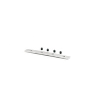 Profilé en aluminium encastré 61,5*13,9 MM pour plafond, cloison sèche, canal architectural en aluminium pour plâtre unilatéral avec LED intégrée