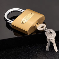 Cadenas de sécurité en laiton jaune de 32 mm avec clé, de haute qualité, vente en gros à prix d'usine, marque FEIHUAN