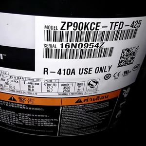 คอมเพรสเซอร์โคปแลนด์ เอเมอร์สัน รุ่น ZP90KCE TFD 425 ใช้กับน้ำยา R410A อะไหล่ทดแทนเท่านั้น - Product Image 1