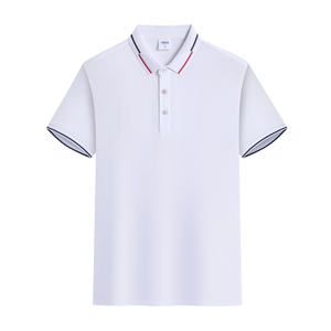 Venta al por mayor personalizado impreso o bordado logotipo de los hombres personalizado 100% poliéster sublimado Golf camiseta - Product Image 4