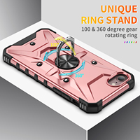 Coque de protection double couche en PC rigide et pare-chocs souple, design résistant aux chocs pour iPhone 7/7 Plus/iPhone 15/17 Air/16