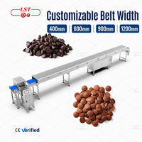 Machine à déposer des pépites/boutons de chocolat de 400 à 1200 mm |   SS304 |   Tunnel de refroidissement |   Haute productivité pour la production industrielle