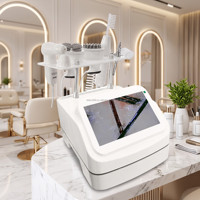 Analyseur de cuir chevelu 5-en-1 pour bureau, instrument de nettoyage en profondeur des follicules pileux, double objectif HD, OEM ODM pour salon et spa