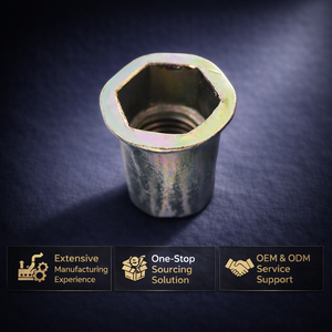 สตั๊ดเชื่อมแบบจุด ชุบสังกะสี เหล็กกล้า เมตริก M2 สตั๊ดเชื่อมแบบจุด YJT 1004 หัวปุ่ม ตัวยึดเหล็กกล้า - Product Image 1