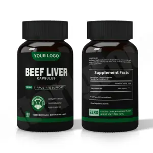 Integratori energetici naturali polvere di fegato di manzo liofilizzato capsule di fegato di manzo 500mg