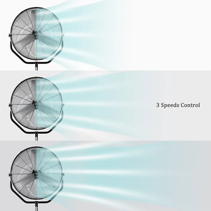 30Inch 230W Heavy Duty Round Base Industrial Pedestal <b>Fan</b> High Speed Industrial AC <b>Fan</b> Portable Commercial Ventilateur - Product Image 6