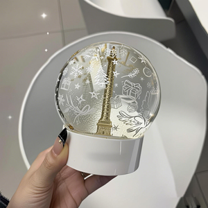 <strong>Wholesale</strong> Custom Luxury Resin <strong>Snow</strong> <strong>Globe</strong> - Premium ABS Resin Crystal Water Ball, Souvenir Ornament Decoration for Exquisite Gift - Product Image 2