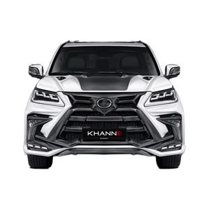 ชุดแต่งคาร์บอนไฟเบอร์ ZNDR สำหรับ LX570 กันชนหน้า/หลัง แบบติดตั้งด้วยกาวในตัว อะไหล่รถยนต์ทดแทนใหม่ - Product Image 1