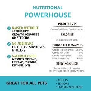 Poudre de Bouillon d'Os Naturel OEM/ODM pour Chiens et Chats : Soin des Articulations, Soutien Immunitaire, Collagène à Absorption Rapide, Santé Digestive - Product Image 4