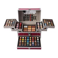 Collection de maquillage professionnelle complète, portable, luxueuse, pratique, de qualité supérieure, idéale pour offrir, ensemble de grande valeur