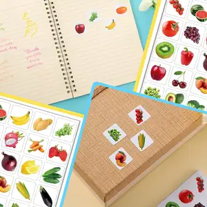 儿童水果蔬菜贴纸彩色水果蔬菜照片贴纸花园贴纸