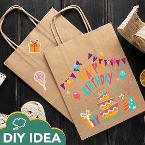 Bolsas de Papel Kraft Blancas al por Mayor con Asas Retorcidas 8x4.5x10, Bolsas de Regalo para Compras al por Mayor, Embalaje con Logotipo Personalizado para Comercios Minoristas - Product Image 4