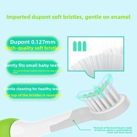 Cepillo de Dientes Eléctrico Sónico OEM para Niños, Recargable Inalámbrico con Cerdas Suaves para Niños