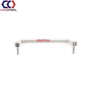 Niedriger flacher Klapp griff aus Aluminium material mit dämpfendem Klapp griff Außengewinde Aluminium griff - Product Image 3