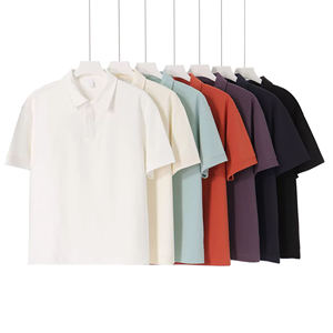 Polo d'été ample à épaules tombantes T-shirt compact en coton des années 50 - Product Image 3