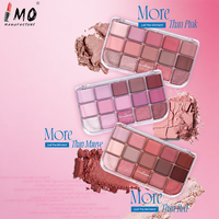 Palette de fards à paupières minéraux 15 couleurs - Tons mats terreux, rose fumé, violet, facile à estomper, maquillage quotidien, cosmétiques transfrontaliers