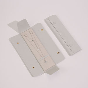 Expositor de Joyería de Madera con Cierre de Velcro para Collares Largos, con Logotipo Personalizado y Color Personalizado para Almacenamiento de Joyería Fina - Product Image 4