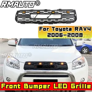 Grille de pare-chocs pour Toyota RAV4 2006-2008, grille de course pour pare-chocs avant, kit carrosserie, grille de pare-chocs avant en plastique ABS, accessoires de voiture - Product Image 2