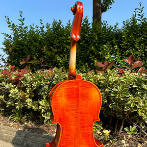 Cello professionnel de haute qualité, personnalisé, en bois massif, flammé pur, fait main, tailles 1/16-4/4, LZSC300, Cello flammé fait main LZSC300 LZSC3 - Product Image 4